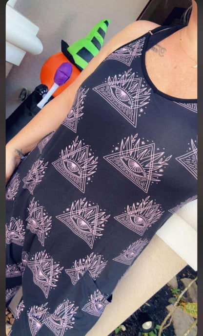 Ready to ship - Adult The Camping Forest Cryptids Overalls! Bigfoot, Nessie!