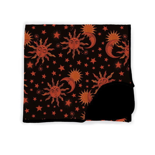 Always wanted to be a 90s witch Vintage 90s Celestial Moon + Stars BamBOO quilted blanket. Sabrina!