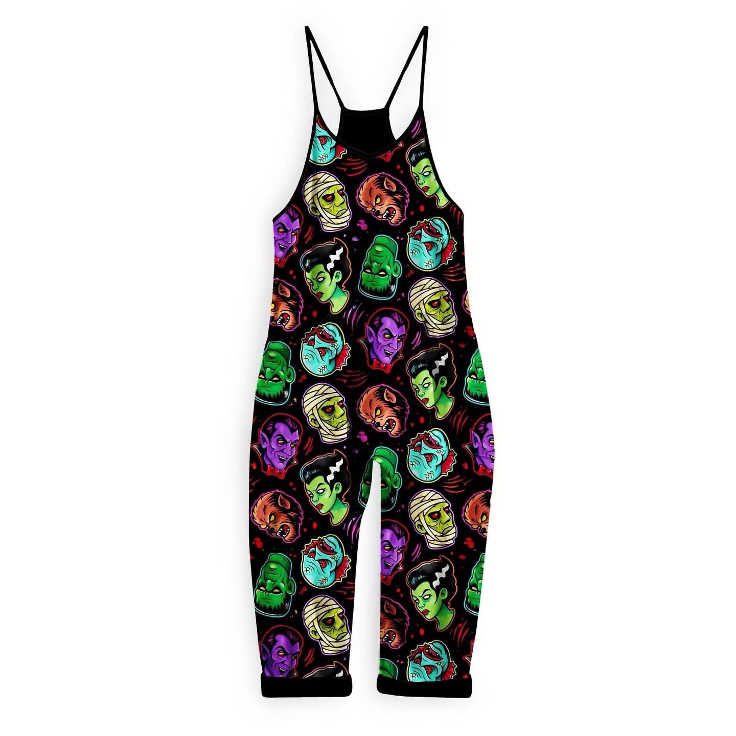 Kids + Adult:  Epic Monsters 2.0 BamBOO Adult Overalls! Mythical Favorites!