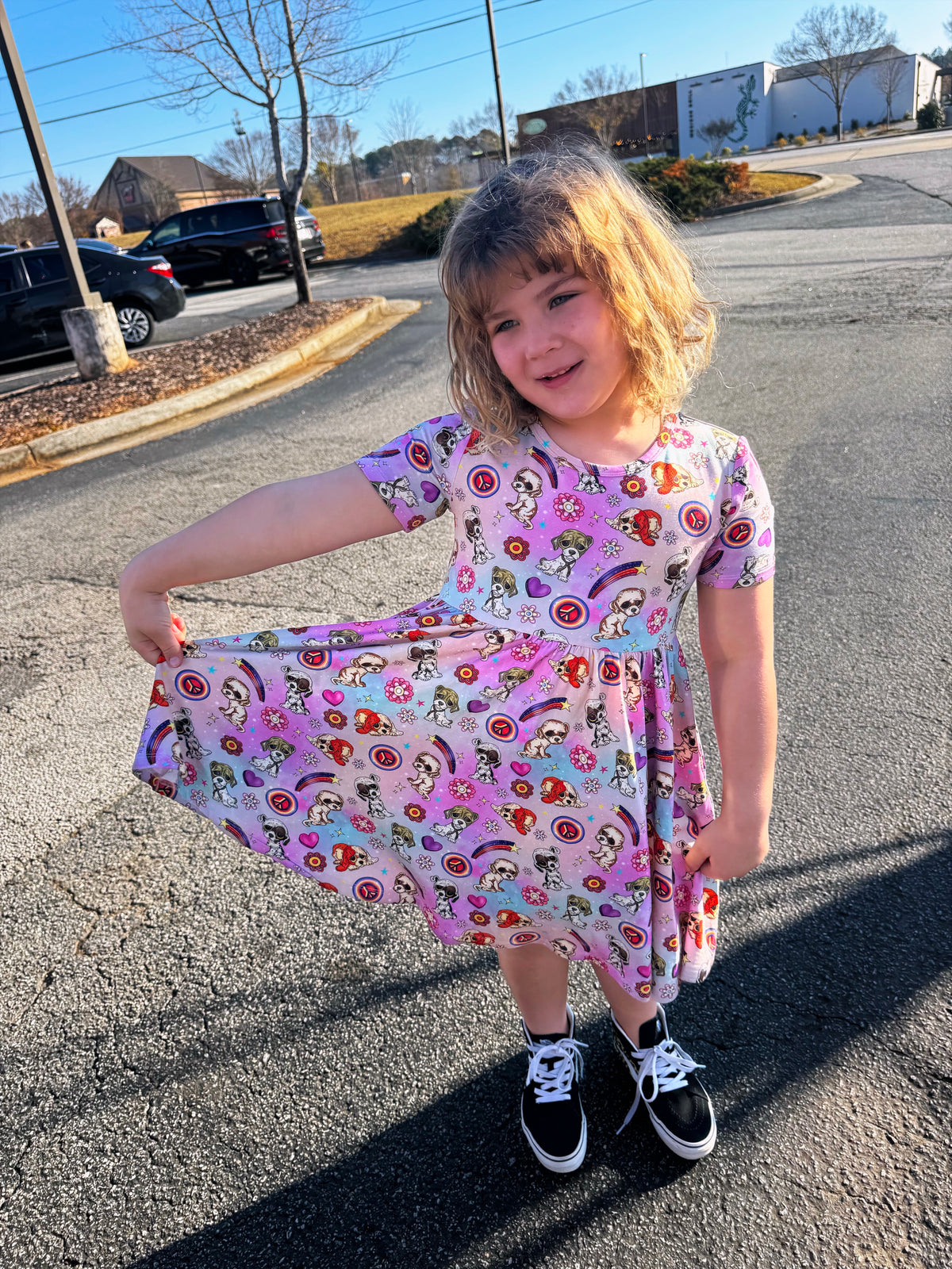 Ready to SHip! Kids + Adult-- NEW Terry Vintage babydoll twirls! Retro Cute Demogorgon! Retro Blue + Red 80s vibes! Comfy and Flowy! Horror Nights