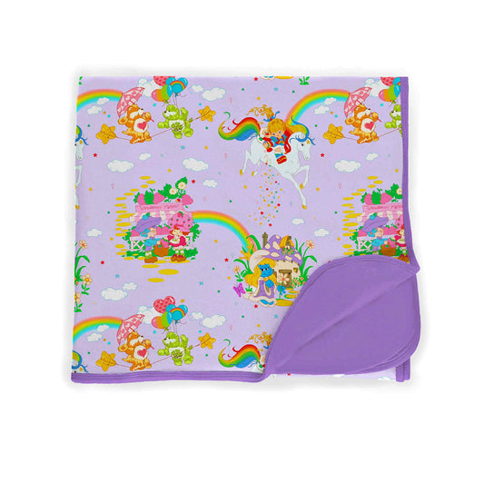 1980s Childhood moments Bamboo Quilted Blanket! (Matching sheet available!) Nice Bears! Blue Friends + More!