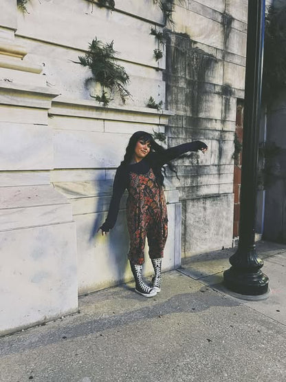 Ready to Ship- Adult --Bamboo Overalls! 80s show! Upside down + hellfires! 80s STRANGE ADULT Overalls