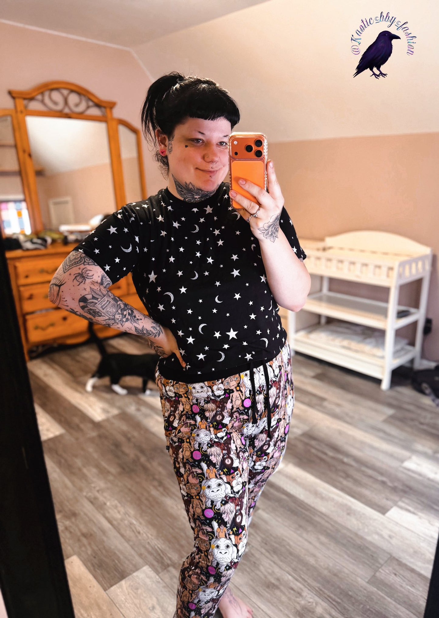 Adult Retrocore Nostalgic Halloween Vintage 90s Pumpkin Sticker Joggers! Pajama Pants!