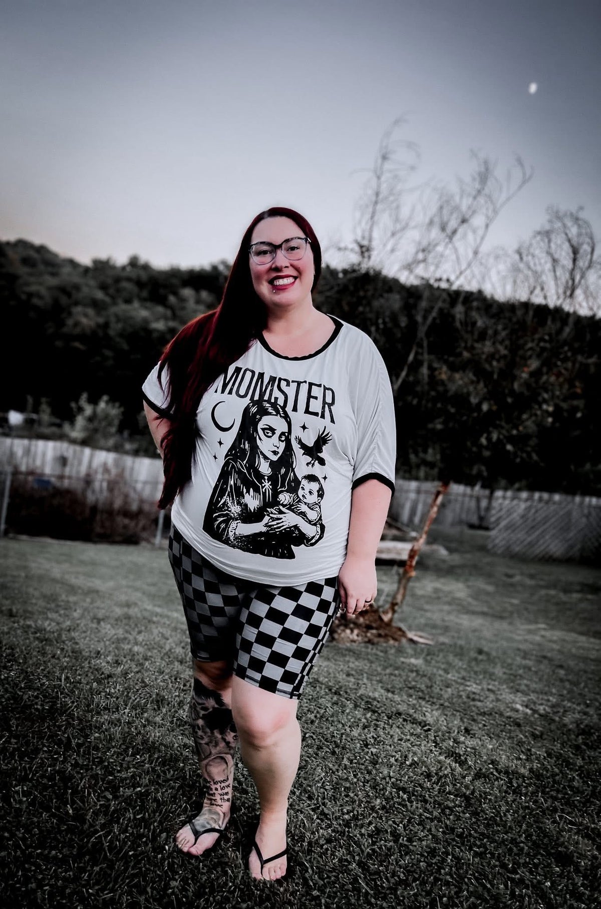 Ready to ship! Kids + Adult Corpse + Friends Undead Bride Oversized Soft Goth Bamboo Boxy tee. Flowy + Magical! Horror Nights!