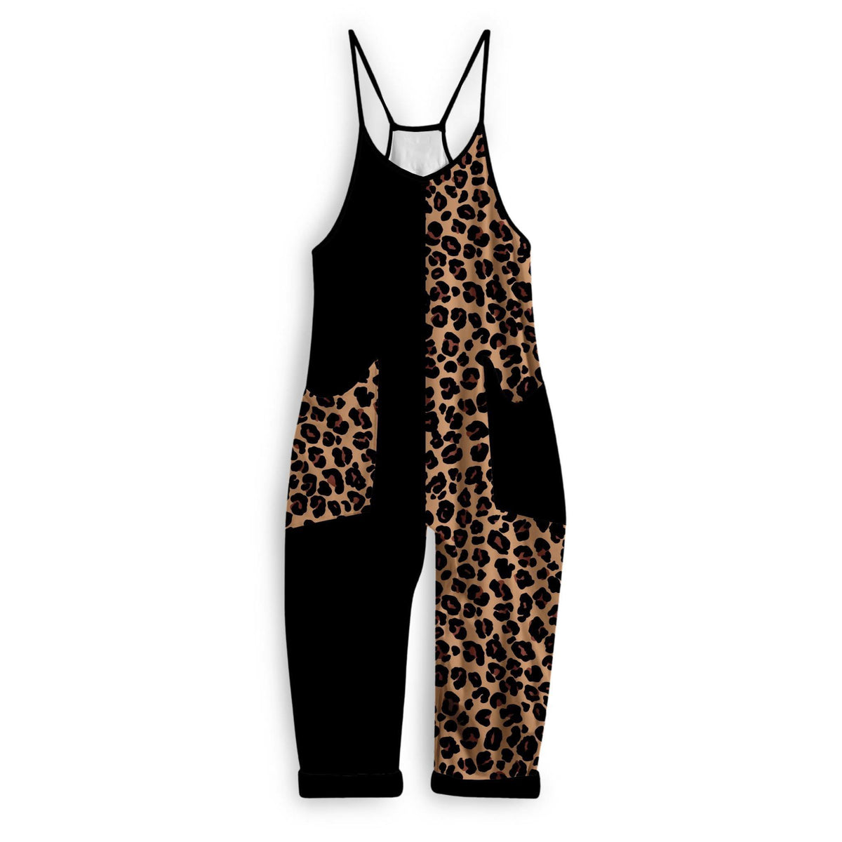 Ready to Ship -Kids + Adult: Animal Print + Black Retro y2K BamBOO Overalls! Magic Horror Nights