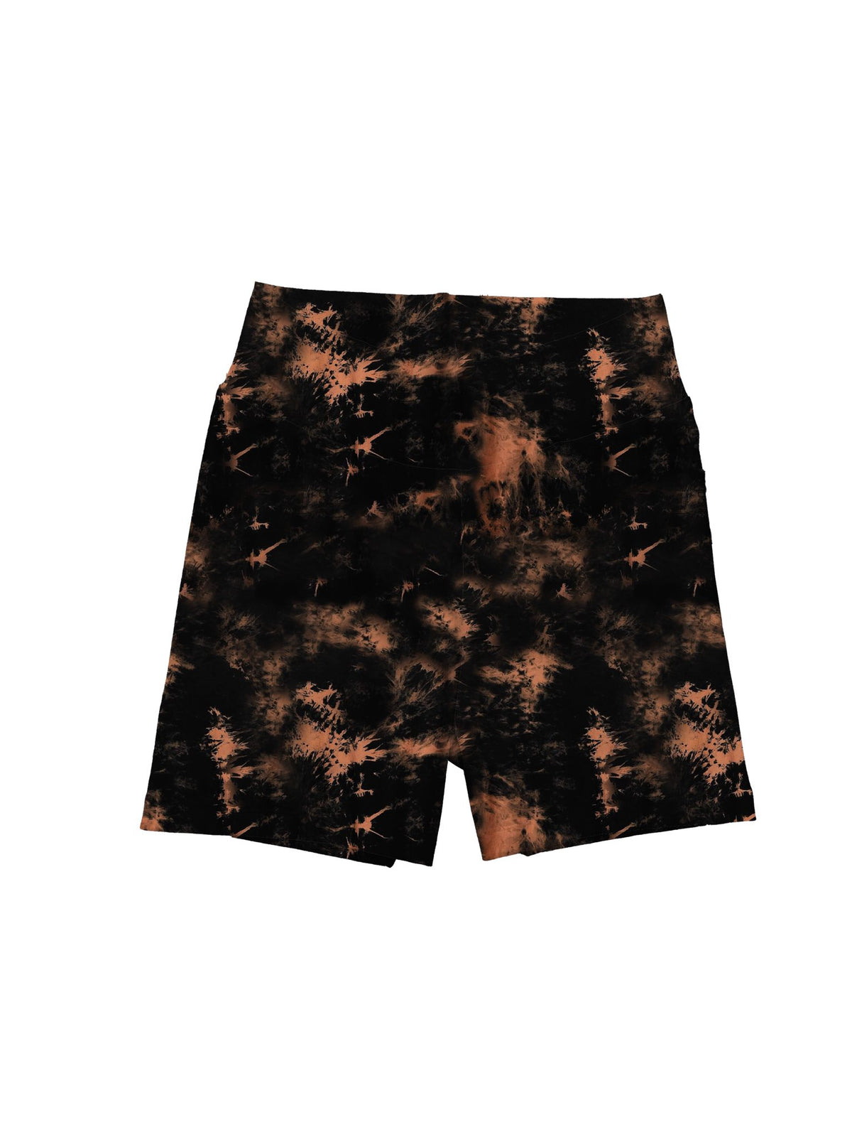 Ready to SHip! Kids + Adult: The Tie Dye Black Biker Bamboo Shorts! Midseam! Yoga waistband! Practically Magic!