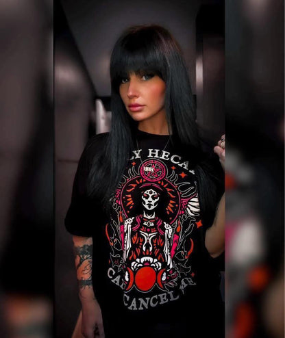 Ready to ship! Kids + Adult Corpse + Friends Undead Bride Oversized Soft Goth Bamboo Boxy tee. Flowy + Magical! Horror Nights!