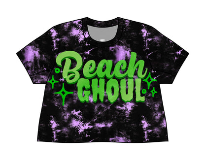 Kids + Adult-- Beach Ghoul Purple Tie Dye Oversized Summer Moments Boxy Shirt! Beetle Vibes!