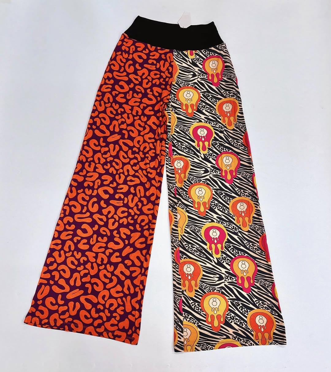 Adult: Dopamine Halloween Neon Vampire Teeth Bamboo Ghoulchella Pants! Wide Leg!