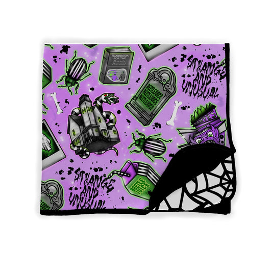 Strange + Unusual Beetle Sandworm Quilted 2.5 Tog Bamboo Blanket! 3 Sizes! Bat Shaped Mini, Toddler, Adult!