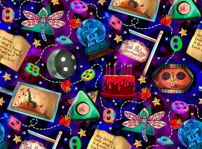 Spooky button girl favorite moments BamBOO joggers! Jewel tones + magical!