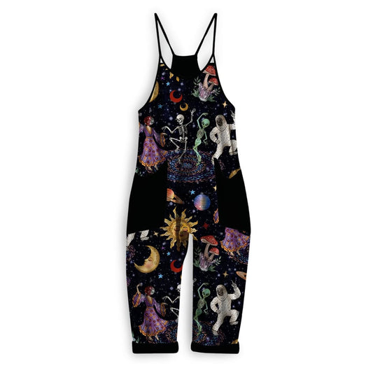 Kids + Adult: 1990s Cosmic Cryptids Find your people Magical Bamboo Overalls! Space + Magical!