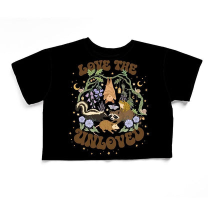 Kids + Adult Love the Unloved Wildlife Opossums, Bats + More Bamboo Boxy Shirt!