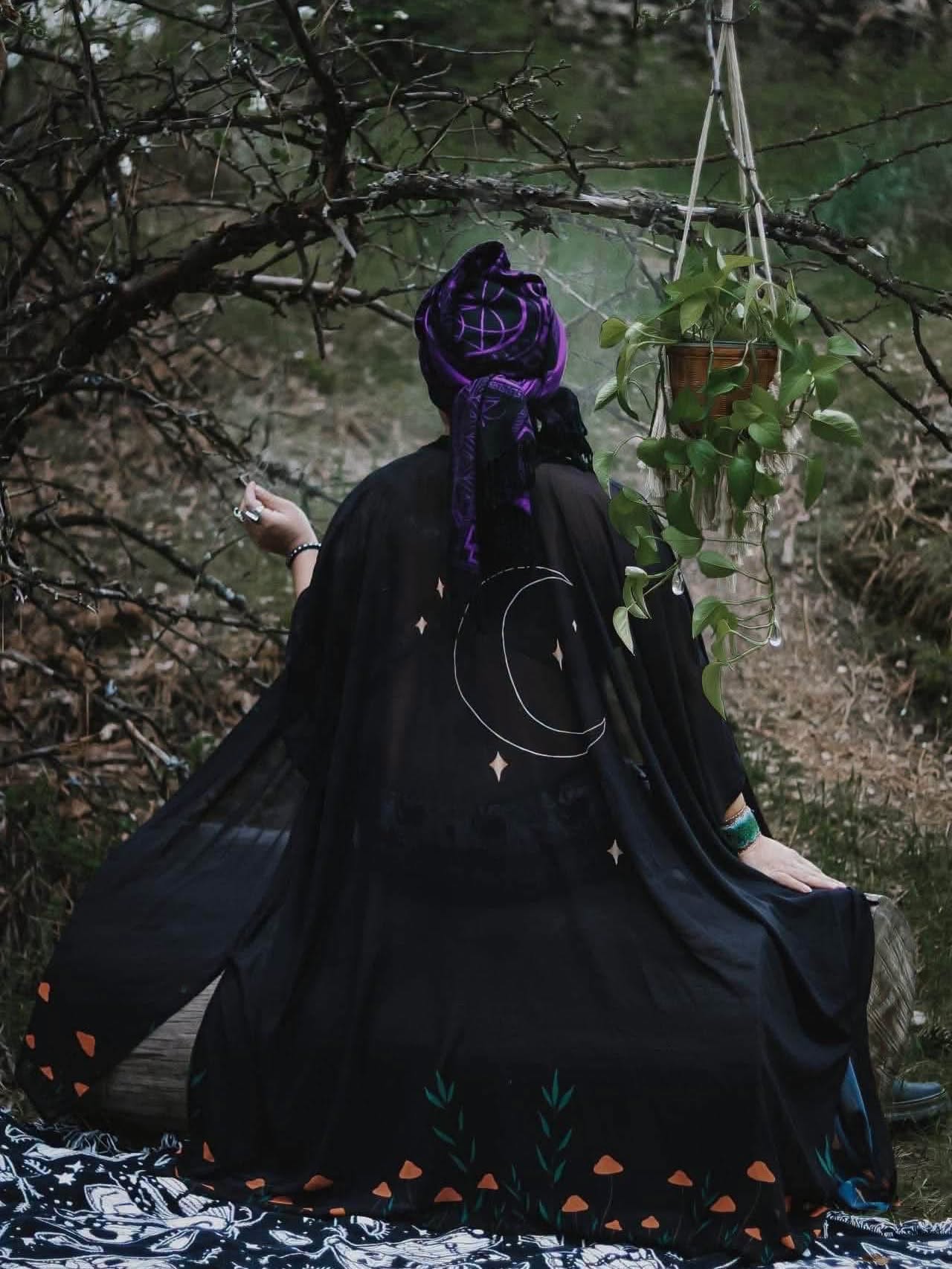 Adult- Moonwitch Cottagecore Spellduster! Mushroom Magic! Forest Witch- Teen/Adult