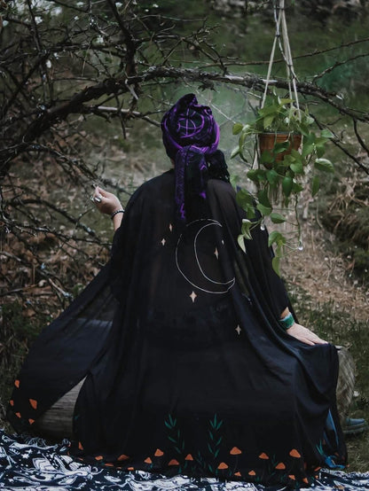 Adult- Moonwitch Cottagecore Spellduster! Mushroom Magic! Forest Witch- Teen/Adult
