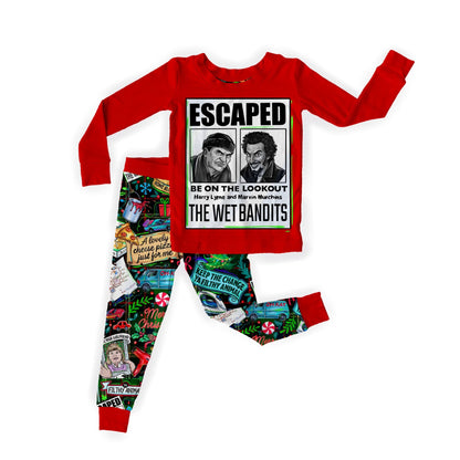 KEVINNN + WET BANDITS Matching Family Christmas Two Piece Lounge Set! Buzz! Home Alone Moments! 2 Piece wet bandits