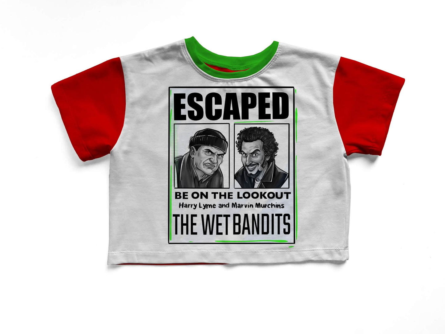 Adult + kids  - KEVIN!! Wet Bandits Bamboo Boxy Graphic Shirt! Retro Ringer! Festival Christmas.