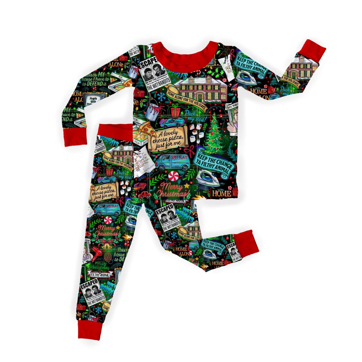 KEVINNN Matching family pajamas! Buzz's Girlfriend! Paint Cans! All the movie magic in one print! KEVIN 2P