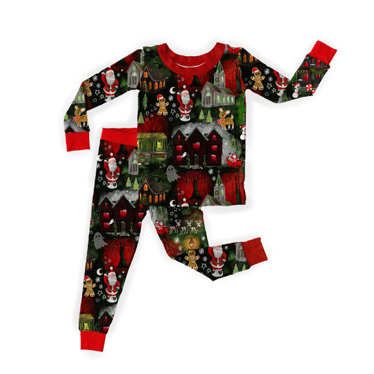 Creepmas Village Festive Witchy Bamboo Two Piece! Matching Family- Salem- Nola- Forest Witch! Retro Christmas