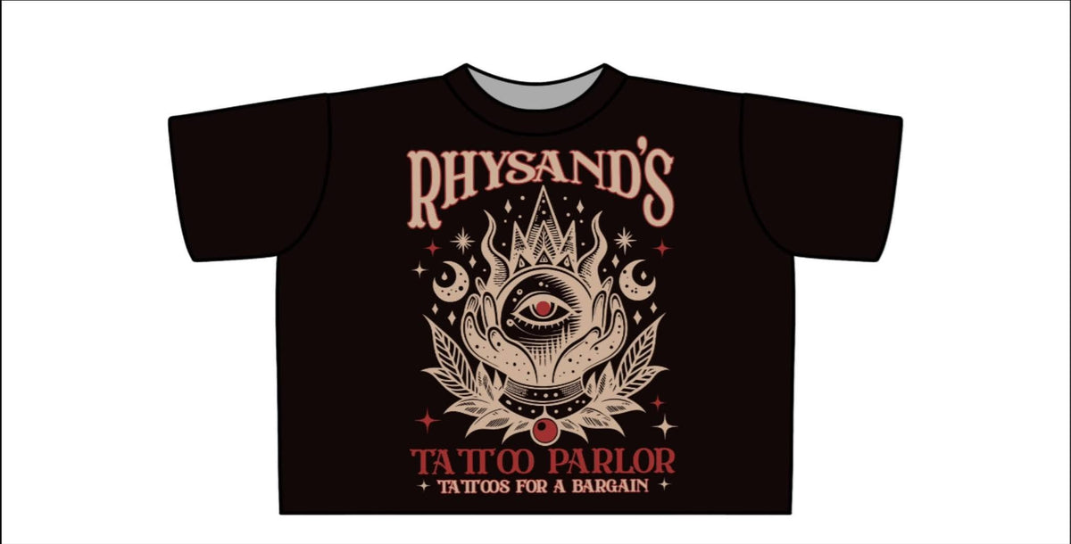 Kids + Adult Rhysand's Tattoo Parlor Black Bamboo Boxy Shirt! Bookish Boxy!
