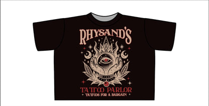 Kids + Adult Rhysand's Tattoo Parlor Black Bamboo Boxy Shirt! Bookish Boxy!