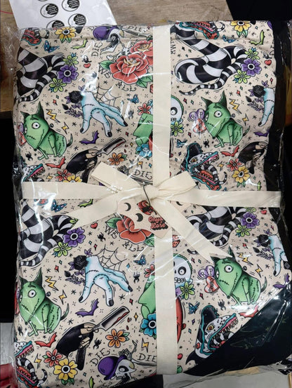 Ready to Ship! Deadstock LAST ONE! Burton Mash Up Fav Characters Bamboo Blanket!