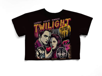 Adult- Vampy Edward Bellacore Bamboo Boxy Shirt! Vampires + Romance!  NOT CROPPED!