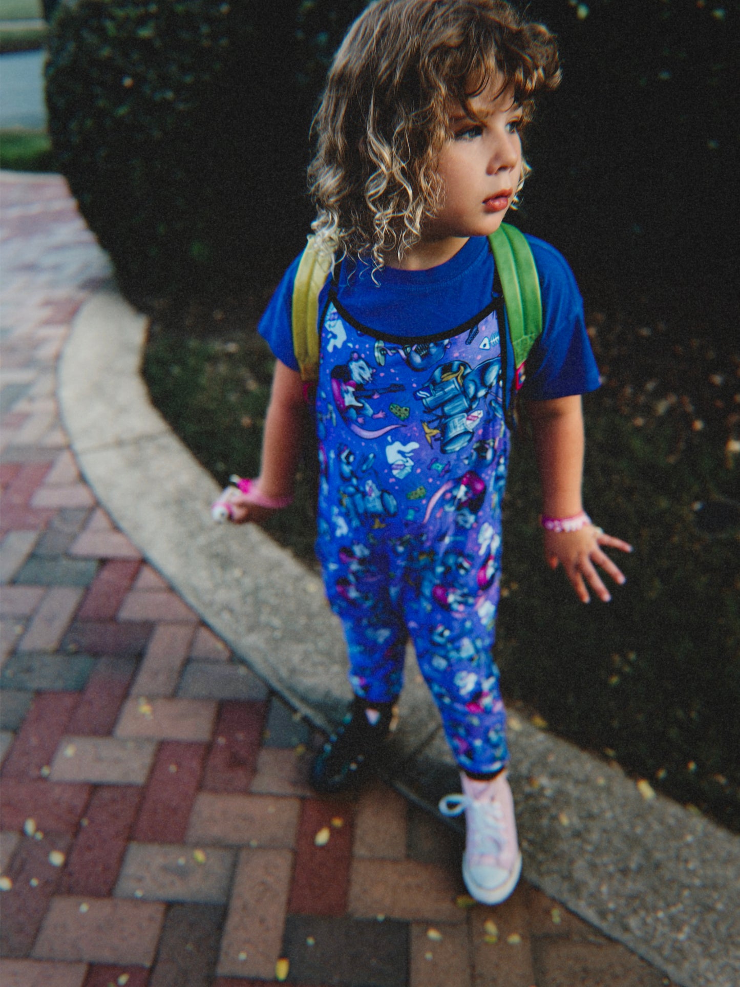 Ready to Ship Kids + Adult:  Trash Metal Band Opossum + Raccoon and friends Hipster Overalls!