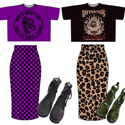 Kids + Adult Rhysand's Tattoo Parlor Black Bamboo Boxy Shirt! Bookish Boxy!