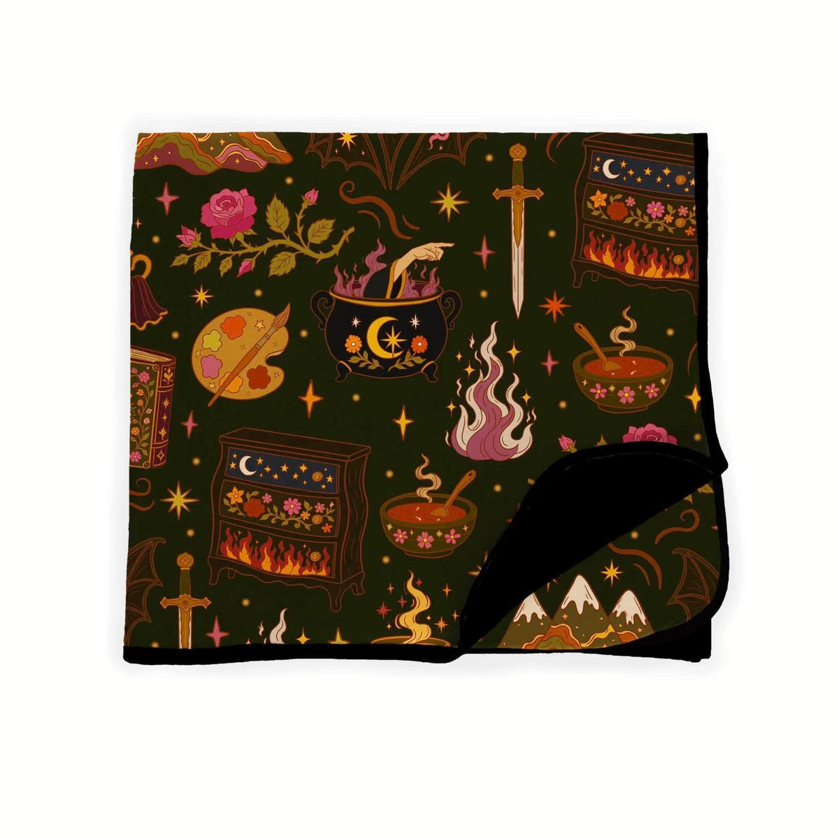 The Bookish Blankets! AC O TAR Moody Gem Tones Bamboo Blanket!