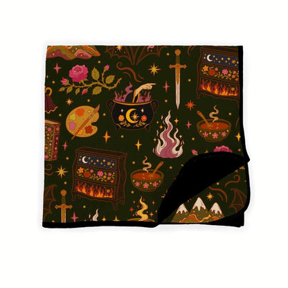 The Bookish Blankets! AC O TAR Moody Gem Tones Bamboo Blanket!