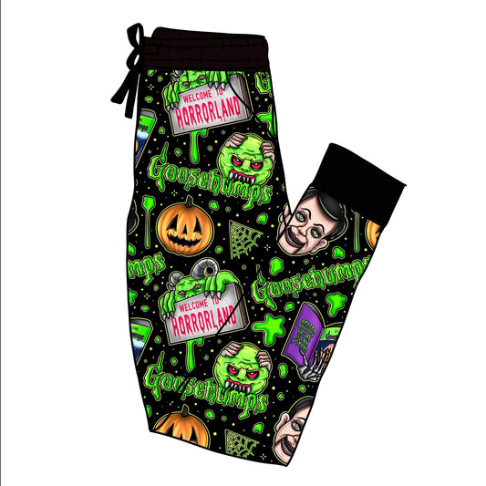 ADULT- Welcome to Horrorland Goosybumps Unisex BamBOO Joggers! Comfy + Modern Fit!