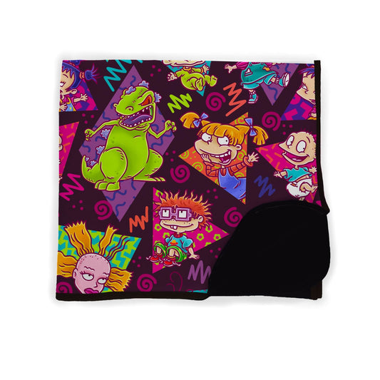 90s Kids Nick + Night Reptar Vintage Bamboo Blanket! PICKLES!