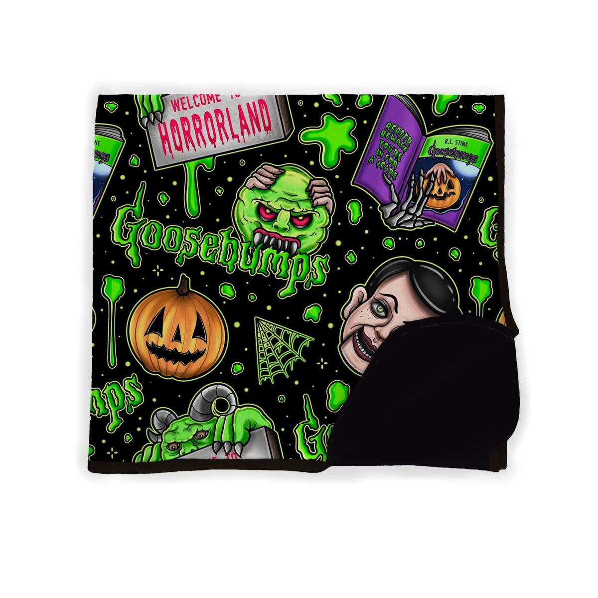 Horrorland Bamboo Blankets! Bat Shaped + Adult!  Reader Beware, You're in for a Scare!!