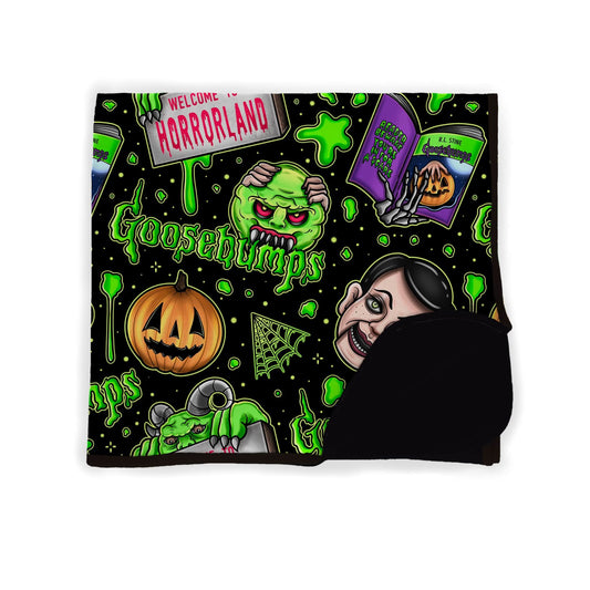 Horrorland Bamboo Blankets! Bat Shaped + Adult!  Reader Beware, You're in for a Scare!!