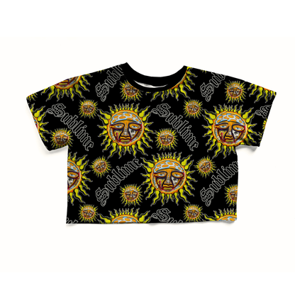 Kids + Adult-- Sub lime 'Love Is what I got' 90score Retro Oversized Bamboo Boxy Festival Tshirt! Slouchy  + Comfy!