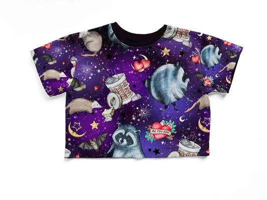 Adult + Kids- Jimothy Be You BOOO Ghostie + Oppossum Bamboo Boxy Shirt!