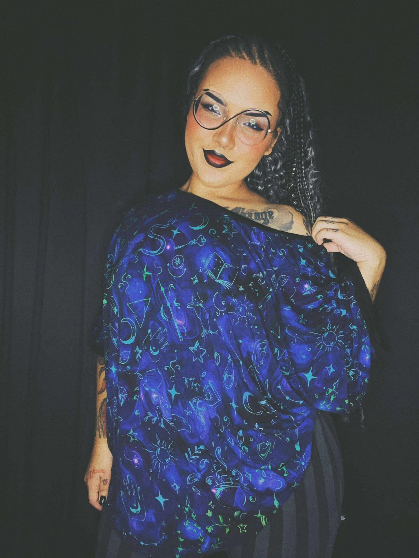 Adult Bamboo BOXY EMOTINES Traditional Tattoo Myspace or Yours Boxy Tshirt! EMOTINES!