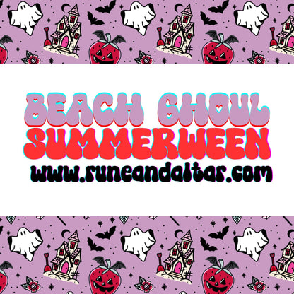 Ready to Ship! Kids + Adult-- Lavender Ghostie Beach Ghoul Bamboo Twirl Dress! Horror Nights!