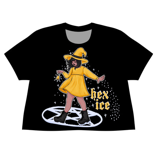 Kids + Adult-- Hex Ice Oversized Bamboo Boxy Shirt! Witchy Magic