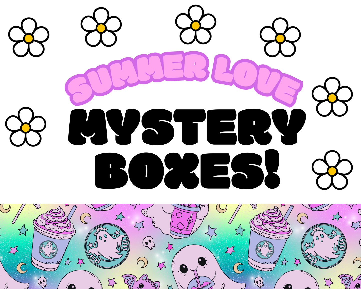 Summer of Love Mystery Boxes! $10 Grabs just RESTOCKED! Leave ALL sizes in notes. Kids/adults/shoes