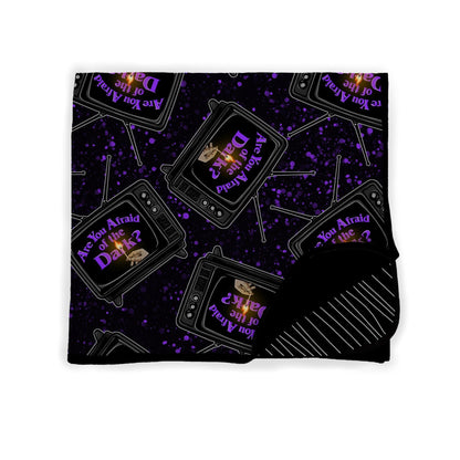 Are you afraid of the dark Midnight society Quilted 2.5 Tog Bamboo Blanket! 3 Sizes! Bat Shaped Mini, Toddler, Adult!