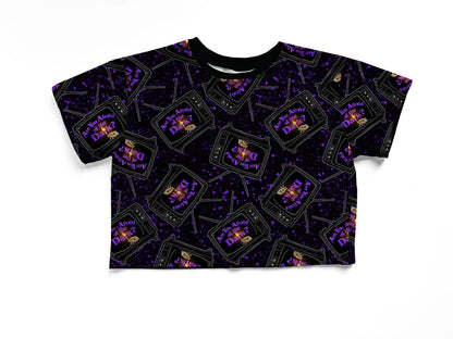 Adult + kids   - Oversized Midnight Society 90s Spooky stories Bamboo Boxy shirt! Are you Afraid of the dark Tshirt!