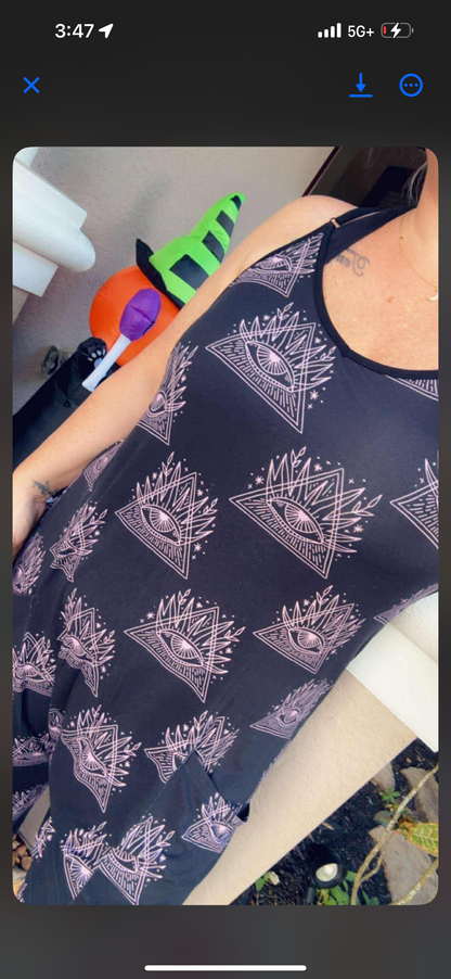 Kids + Adult:  Not Just a Phase mom! Moonphase Witchy Bamboo Black Monochrome Overalls! MOON