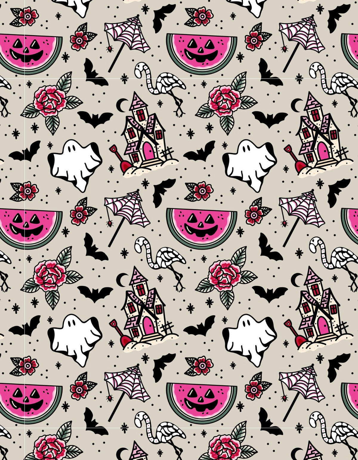 Ready to Ship- Kids- Spooky Retro Spooky Ghost Beachy Ghoul Two Piece Pocket T Set! Horror Nights!