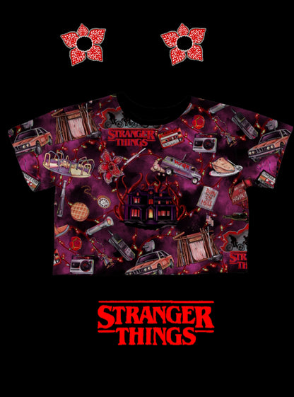 Ready to Ship! Kids + Adult-- Stranger 80s Kids Moments Moody Bamboo BOXY Oversized Shirt! Moments + Icons- Horror Nights!