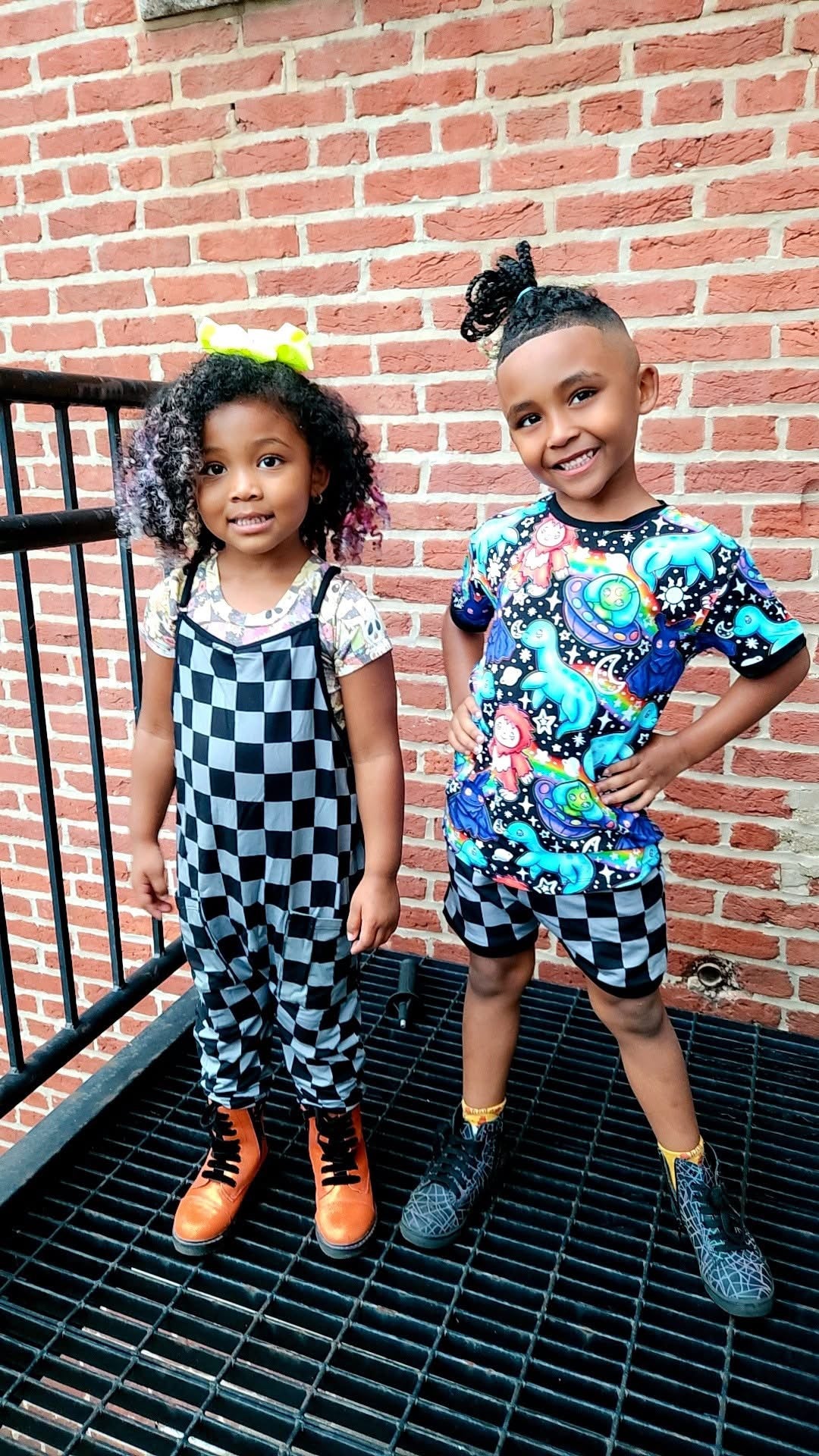 Ready to ship! Kids- Pizza Planet Magical Story Black Short + Tshirt Set! The CLAWW!! Moody + Magical! Perfect for Summer trips! Pizza Shortie