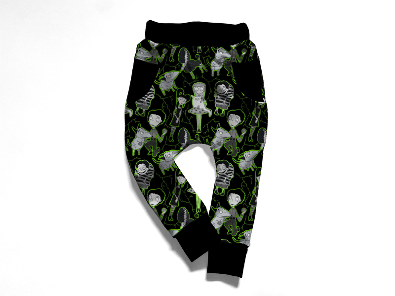 Ready to ship - Frankenween Burton + Friends Spooky Dog Daywear Kid's Joggers