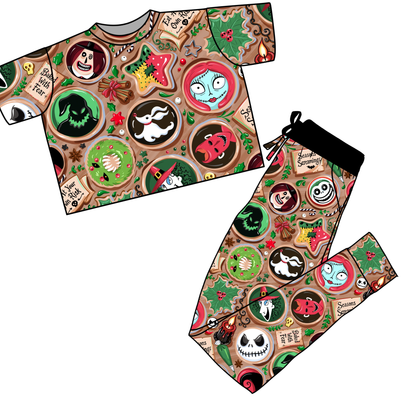 KIDS + ADULT Baking Cookies with Jack Bamboo Joggers! Christmas Morning!! 1990s Christmas!