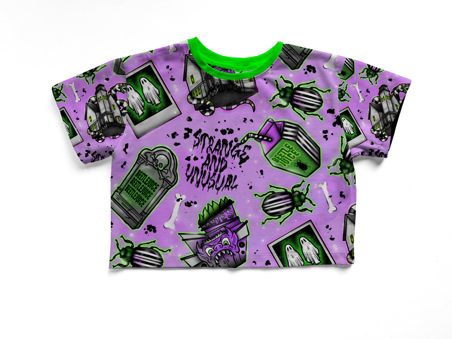 Adult+ Kids-- Beetle + Strange and Unusal BamBOO Boxy Shirt! Purple + Sandworm!